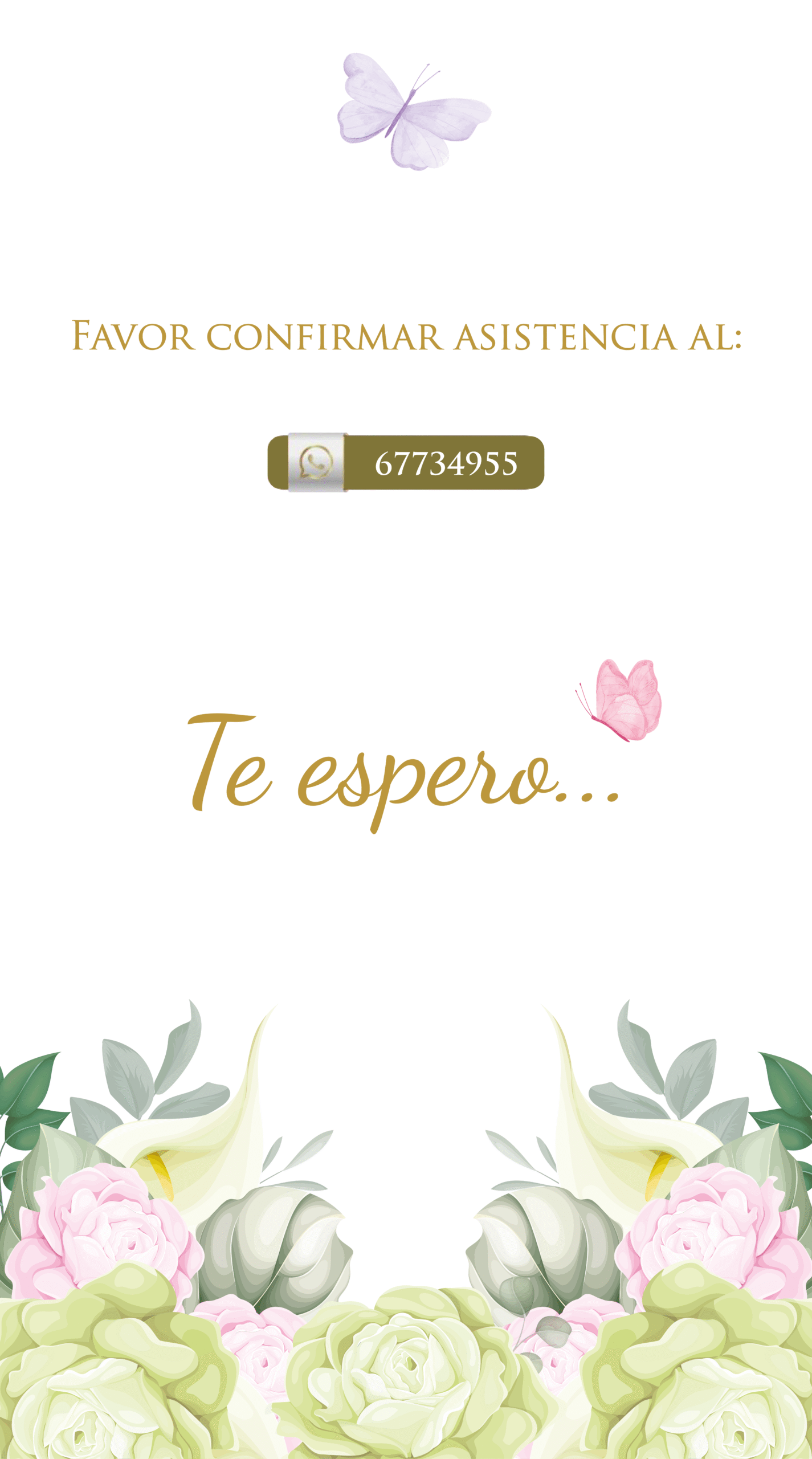 Confirmar asistencia