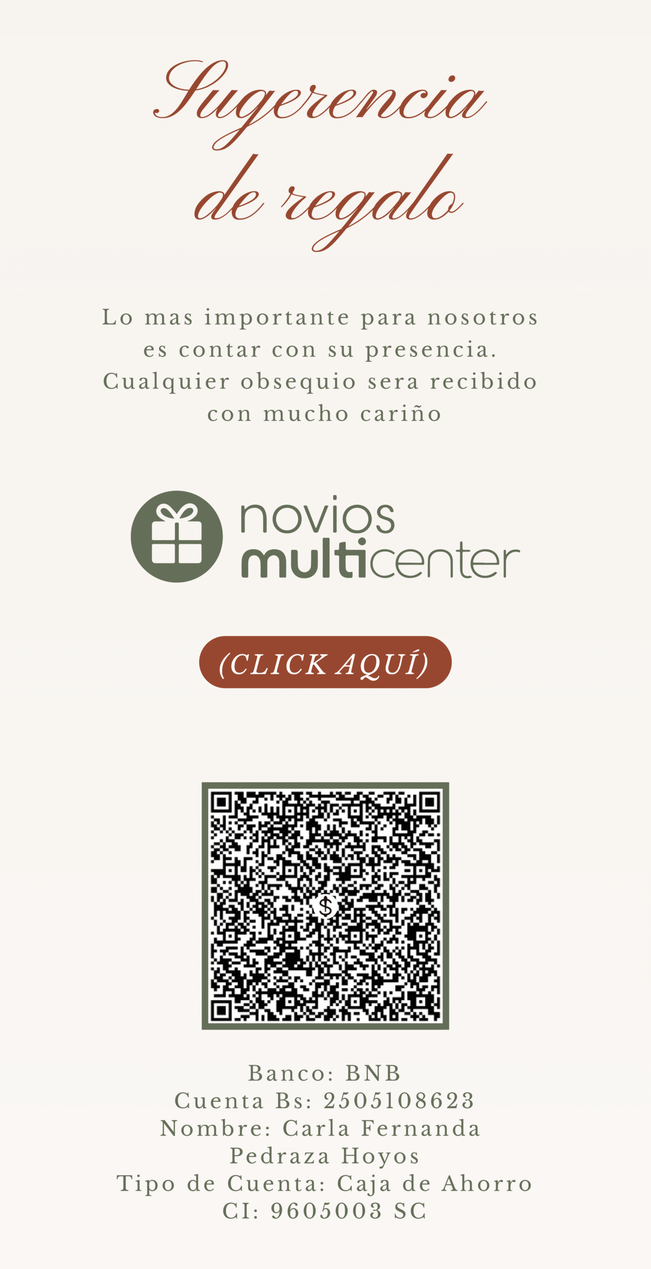Sugerencia de regalo
