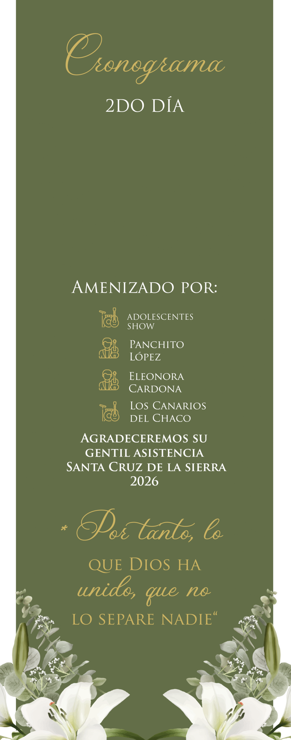 Invitación de Aldrin y Daniela